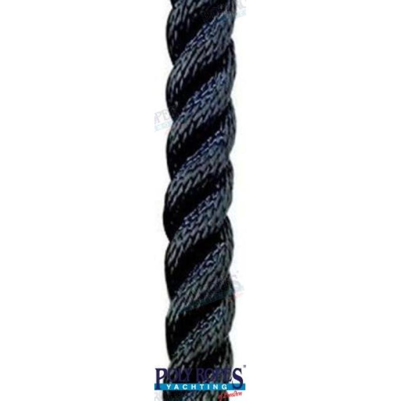 POL1110042128 - ZWART BOVENKANT POLYESTER 28MM. (110M)