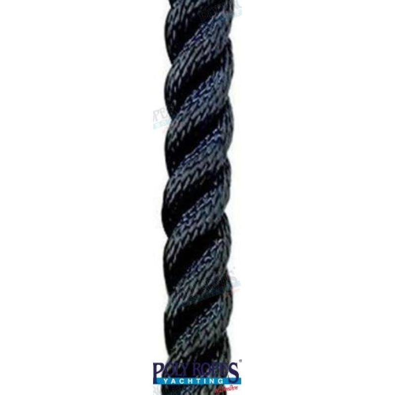 POL1110042132 - ZWART BOVENKANT POLYESTER 32MM. (110M)