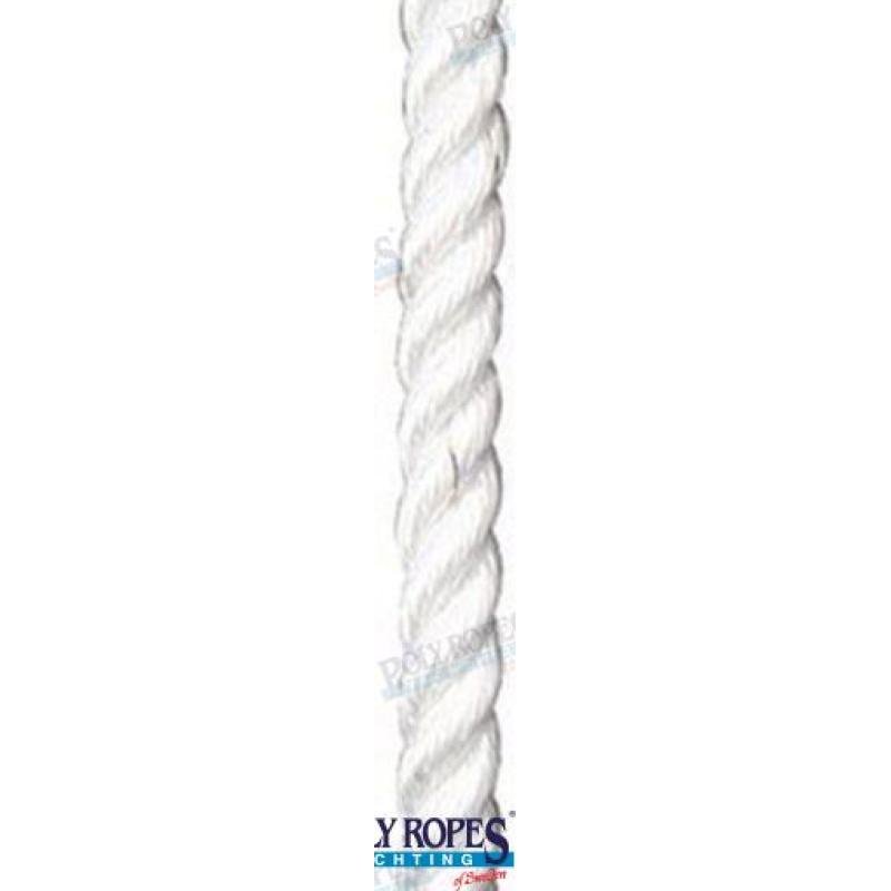 POL1209042114 - WIT BOVENWERK POLYESTER 14MM. (110M)