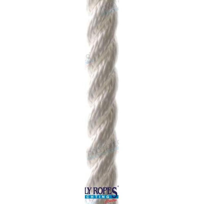 POL1209044006 - WIT BOVENKANT POLYESTER 6MM. (250M)