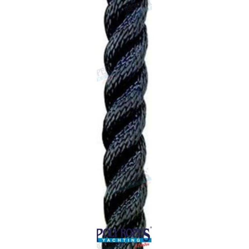 POL1210041720 - ZWART BOVENKANT POLYESTER 20MM. (85M)