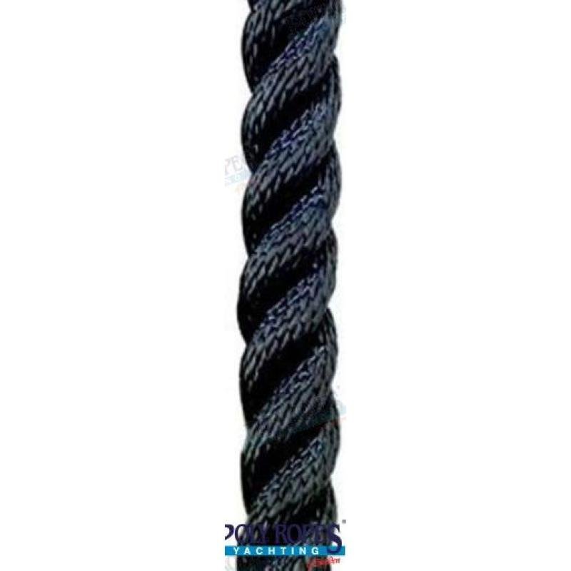 POL1210042118 - ZWART BOVENKANT POLYESTER 18MM. (110M)