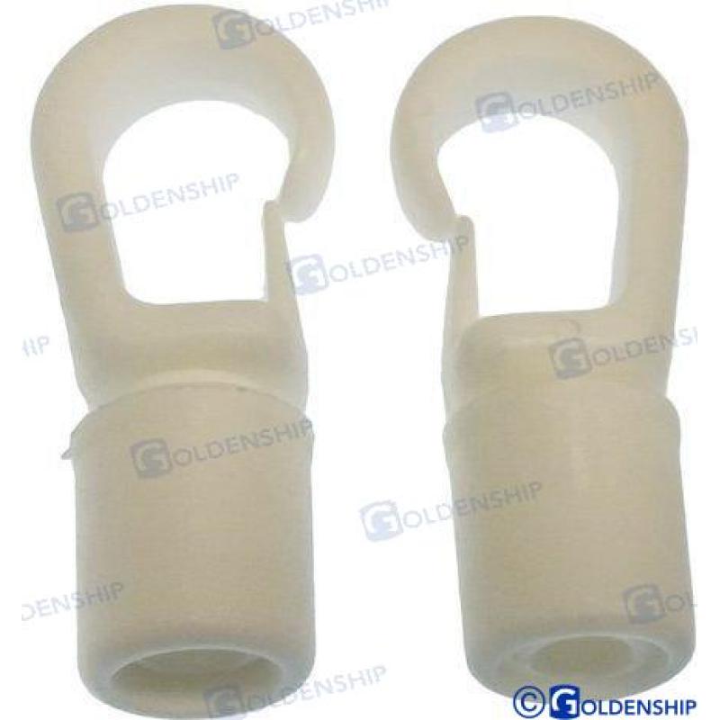GS60134 - WITTE KARABIJNHAAK 8 MM (2