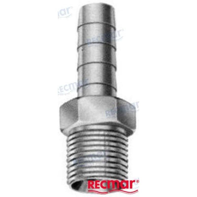 REC22-00842 - MESSING FITTING 1/4" NPTX1/4