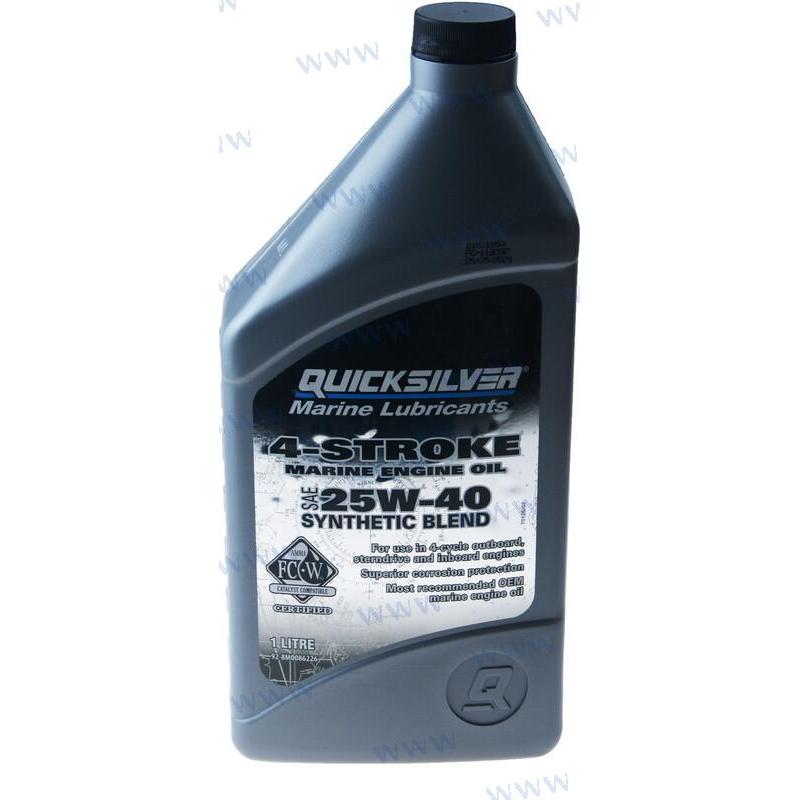 RM92-8M0086226U6 - HALFSYNTHETISCHE OLIE 25W40 4T 1L DOOS 6