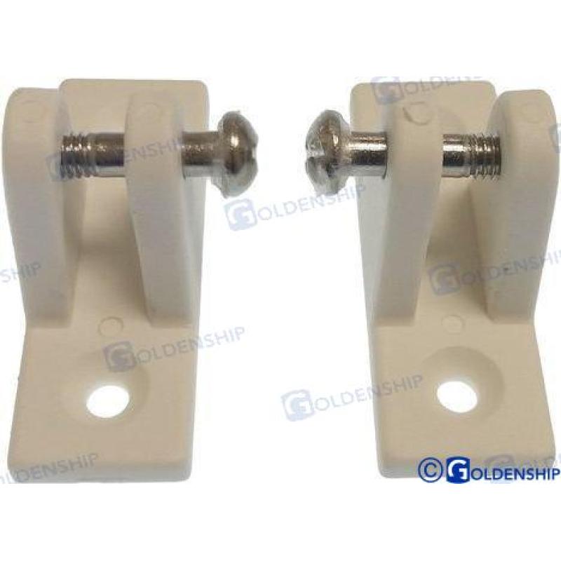 GS72238 - ONDERSTEUNING 90 graden WIT NYLON (2