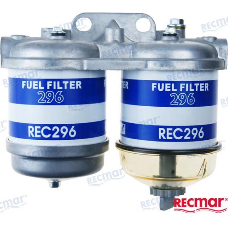 REC296TWIN - DUBBEL BRANDSTOFFILTER